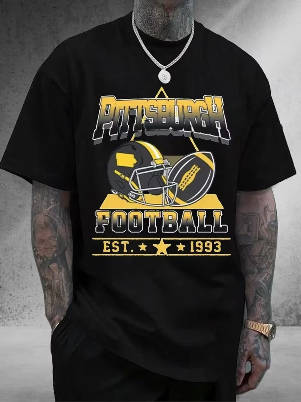 Officially Inspired Pittsburgh Football Logo TShirt